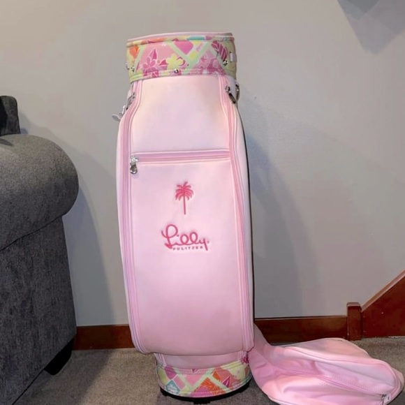 Lilly Pulitzer Other - Lilly Pullitzer Rare pink golf bag women's